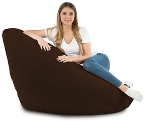Sedací vak DROP XXL hnedý