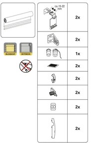 Tmavosivá roleta 80x150 cm Mini Termo – Gardinia