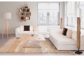 Hnedý vlnený koberec 133x180 cm Layers – Agnella