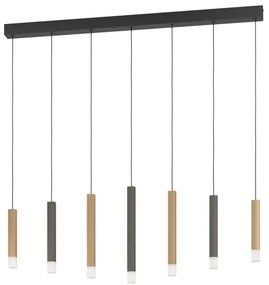 Eglo 39906 - LED Stmievateľný luster na lanku ESTANTERIOS 7xLED/3,1W/230V 3000K