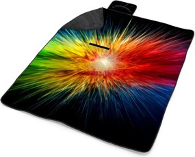 Sablio Plážová deka Farebná explózia: 200x140 cm