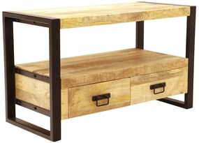 furniture-nabytek.cz - TV stolík masív z dreva mango 100x60x45
