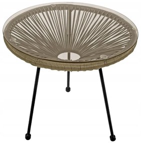 Záhradný stolík ACAPULCO - béžový