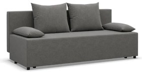 Dvojmiestna pohovka FERMO Lux rozkladacia, tmavosivá