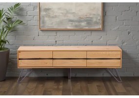 TV-skrinka 46342 Edge 160cm Masív drevo Dub  - Komfort-nábytok