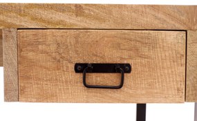 furniture-nabytek.cz - Písací stôl z masívneho dreva mango 160x76x70