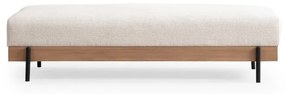 Taburet ETI 158 cm bílý/dub přírodní