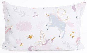 Bavlnená obliečka na vankúš Renforcé 40 × 60 cm – Unicorn