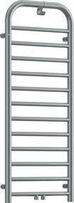 Deante Silia, kúpeľňový radiátor 500x1210 mm, 458W, brúsená oceľ, DEA-AGI_FG41