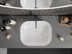 Mexen ROSA umývadlo, 50x40 cm, biela, 21095000