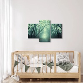 Obraz - Cesta s alejou stromov (90x60 cm)