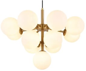 Globo 56143-13G - Luster na lanku GRAPPY 13xG9/5W/230V pr. 56 cm zlatá