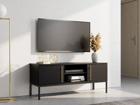 TV stolík LANZZI 120x40 cm, čierny