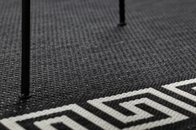 Koberec FLAT SISAL 49373690 Grécky čierno / krémový