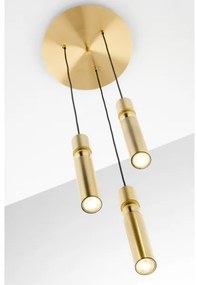 Jupiter 2019 - Luster na lanku ALAS 3xGU10/10W/230V zlatá