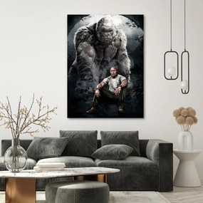 Gario Obraz na plátne Besnenie, Dwayne "The Rock" Johnson - Dmitry Belov Rozmery: 40 x 60 cm