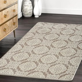 Tutumi Bolonia, plyšový 3D koberec 140x200cm, béžová, SHG-04003