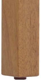 Záhradná lavička HWC-N47, 82x145x59 cm, akáciové drevo - sivý vankúš