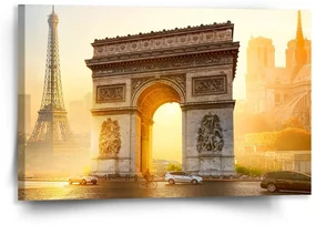 Sablio Obraz Paríž Víťazný oblúk - 120x80 cm