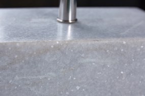 Stolná lampa mramorová 55cm biela RÁM