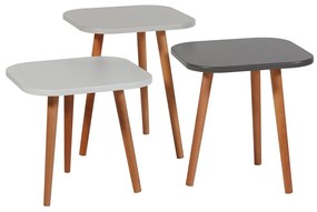Odkladací stolík Tuvalle, 3 ks