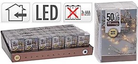 Svetelná LED reťaz IN s časovačom 5 m teplá biela