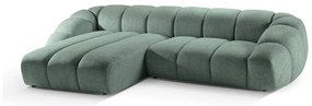 Svetlozelená rohová pohovka (ľavý roh) Diana – Micadoni