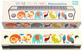 Hudobná hračka Harmonica Wild Wonders – Rex London