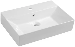 Aqualine Aqualine, Keramické umývadlo 60x42cm, na dosku, 10SF50060