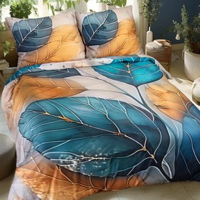 SATÉNOVÉ OBLIEČKY SATYNLOVE PREMIUM 220X200 CM, 2KS 50X70 CM LISTY