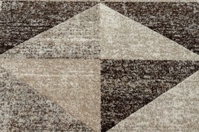 Kusový koberec FEEL Triangle béžovo-hnedý