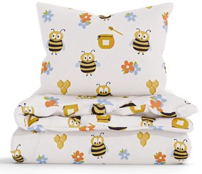 Francúzske bavlnené obliečky Renforcé – Čmeliak od medu