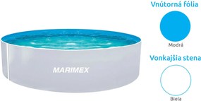 Marimex | Bazén Marimex Orlando 3,66x0,91 m bez príslušenstva - motív biely | 10300018