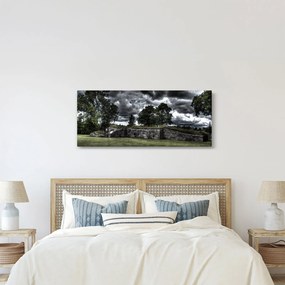 Obraz zatiahnutej oblohy (120x50 cm)