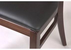 XTON 917 UP AMERICAN WALNUT DREVENÁ STOLIČKA S PODSEDÁKOM brown