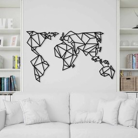 World Map Metal Decor 4