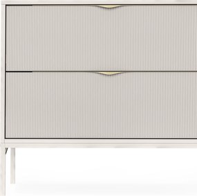 Skříňka pod umyvadlo Livia s deskou 84 cm kašmírová