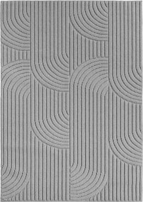 Kusový koberec Helix 2201 silver, 80x150, šedá, chodba / predsieň, Ayyildiz