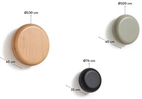 Nástenné drevené háčiky v súprave 3 ks Nadue – Kave Home