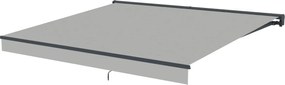 Elektrická markíza BestBerg BBSU-E350LG / 350 × 300 cm / svetlo sivá