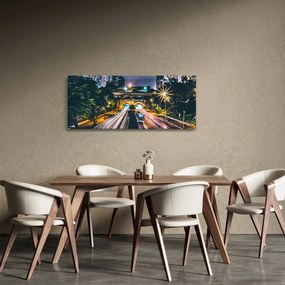 Obraz nočného mesta (120x50 cm)