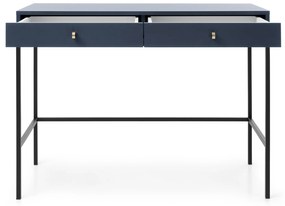 Toaletní stolek Mono II 104 cm modrý/černý
