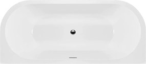 Voľne stojaca akrylátová vaňa k stene REA CAPRI 150 cm