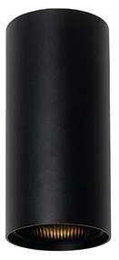 Dizajnová okrúhla nástenná lampa čierna - Sab Honey