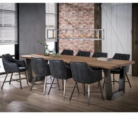 Jedálenský stôl 20-35 300x100cm Acacia natural 6cm  - Komfort-nábytok