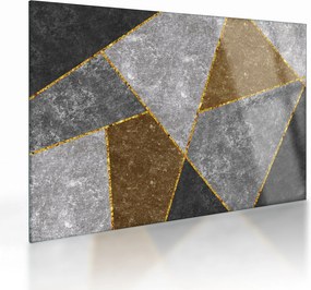 Sklenený obraz - Imitácia materiálov (70x50 cm)