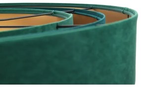 Luster na lanku TRINITI 1xE27/60W/230V zelená/zlatá