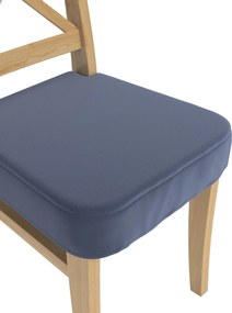 Sedák na stoličku Ingolf farba produktu tmavomodrá látka zamatová