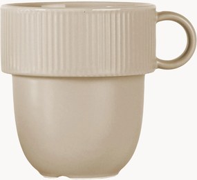 Hrnčeky z nového kostného porcelánu Inka, 6 ks