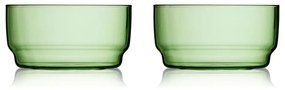 Zelené sklenené misky v súprave 2 ks 500 ml Torino – Lyngby Glas